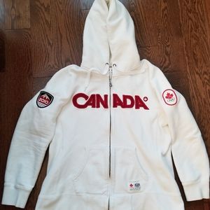 Hudson's Bay Olympic Hooded Zippered Sweatshirt